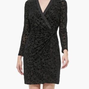 Like New Tommy Hilfiger Women's Happy Velvet Burnout Dress